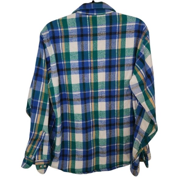 Field and Stream Mens Flannel Button Front Long Sleeve Plaid Shirt Size Large - Picture 2 of 6